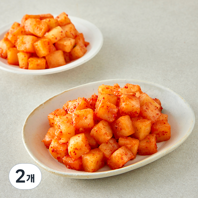 선도농협선장김치 깍두기, 1kg, 2개