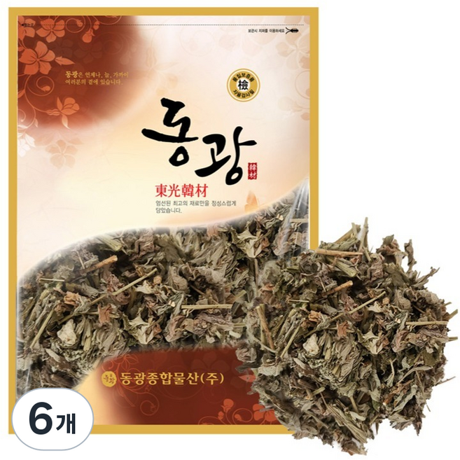 東光 江華島藥艾 艾葉 乾艾草, 600g, 6個