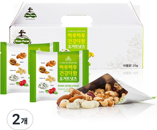 넛츠팜 하루하루 건강더함 요거트넛츠 30p, 2개