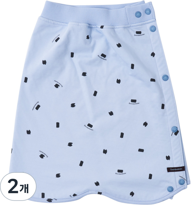 밤부베베 밤부 안심 방수 큐롯, 블루 스카이, 2개