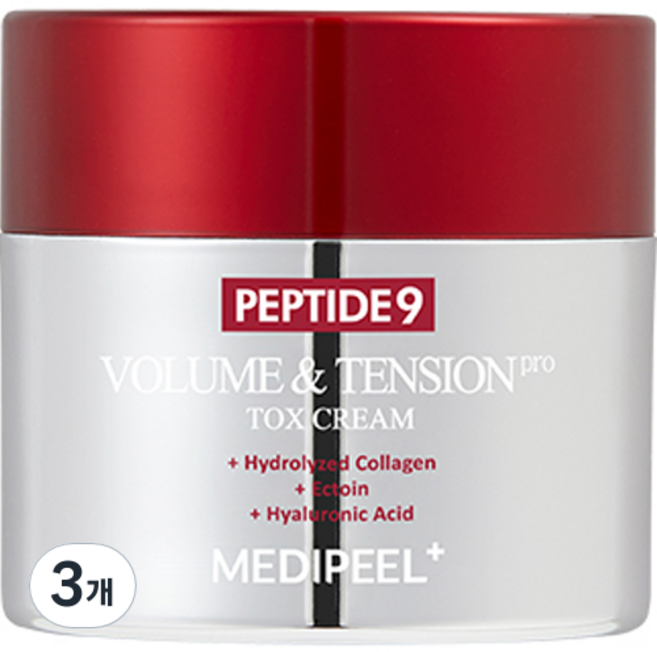메디필 펩타이드9 볼륨 앤 텐션 톡스 크림 프로, 50g, 3개