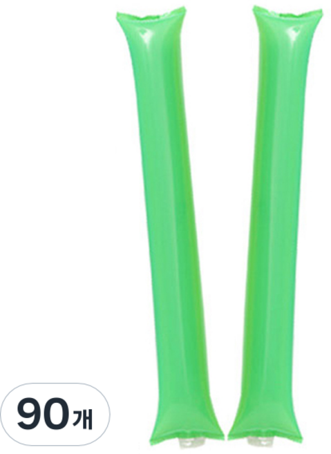 Party09 應援棒氣球 2入, 90個, 綠色