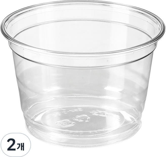 탐사 PET 투명 디저트컵 265mL, 2개, 50개입