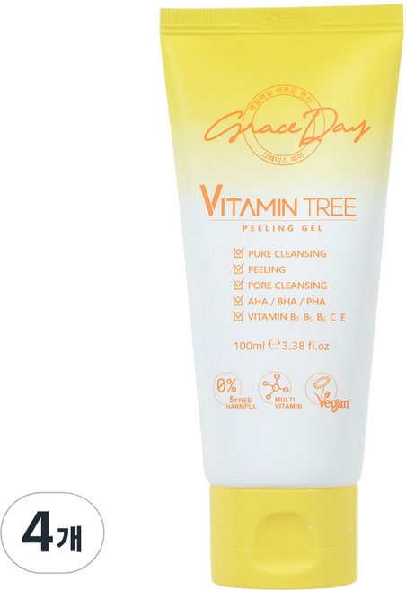 그레이스데이 비타민트리 필링젤, 100ml, 4개