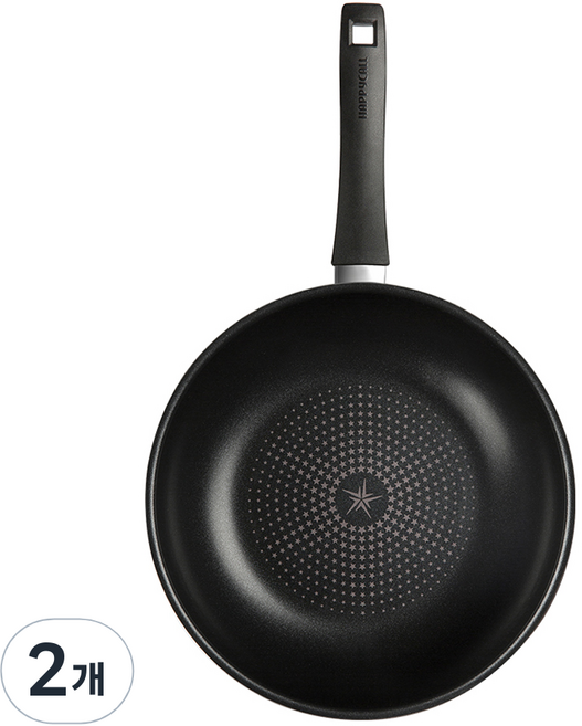 해피콜 브릴로 다이아몬드 궁중팬, 24cm, 2개