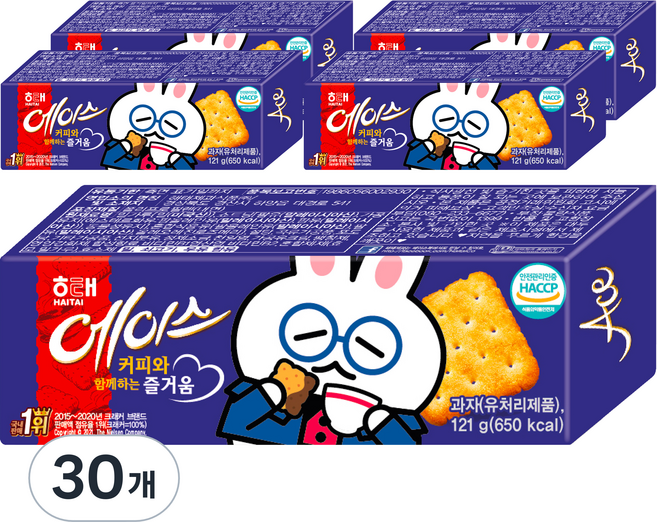 해태제과 에이스, 121g, 30개