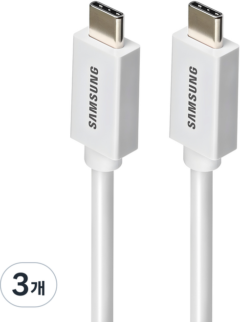 삼성전자 Type-C to C케이블 SU-CC3110, 1m, 화이트, 3개
