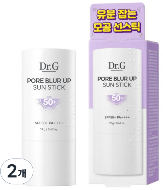 Dr.G 毛孔柔焦防曬棒 SPF50+ PA++++, 19g, 2個