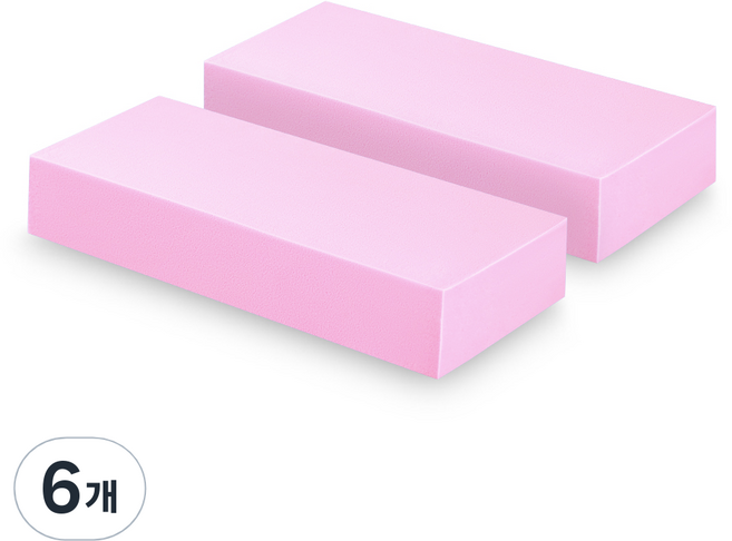 일상공감 때펀지, 핑크, 1개입, 6개