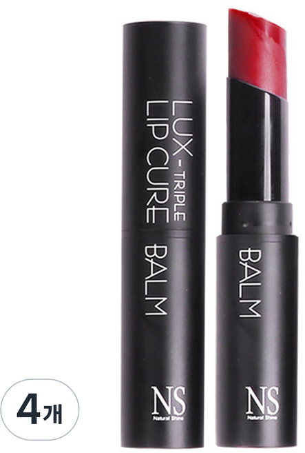 네츄럴샤인 럭스 트리플 립큐어밤 더맨, 01네츄럴, 5g, 4개