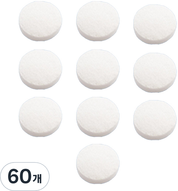 닥터피엘 호환필터 세면대용 필터, 60개, 무향
