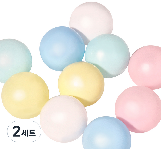 조이올리 볼풀공 200p, 파스텔색, 2세트