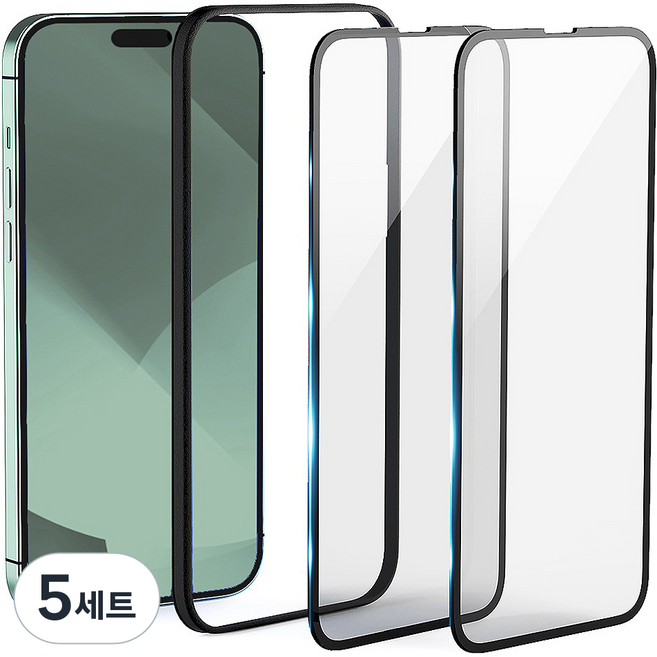 구스페리 5DX 풀커버 강화유리 휴대폰액정보호필름 2p 세트, 5세트
