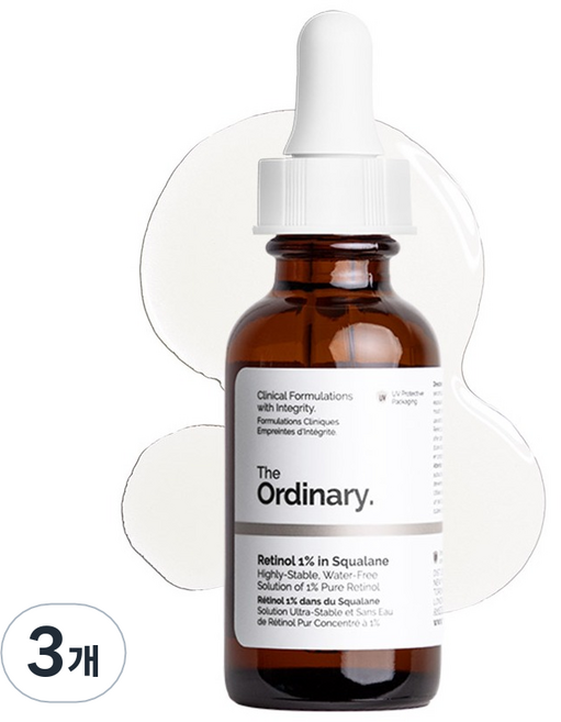 디오디너리 레티놀 1% 인 스쿠알란 세럼, 30ml, 3개