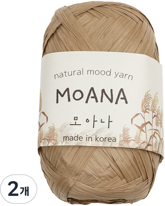 니뜨 모아나 뜨개실, 116 베이지, 2개