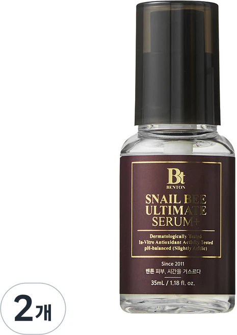 벤튼 스네일비 얼티밋 세럼 플러스, 35ml, 2개 - 쿠팡