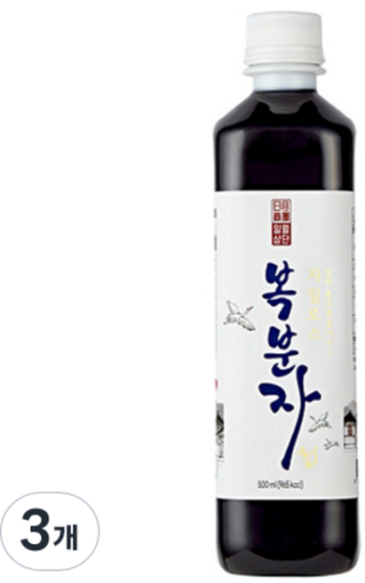 일월상단 자일로스 복분자청, 3개, 1개입, 500ml