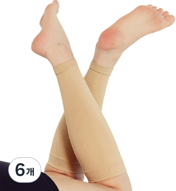 마른파이브 프지마 의료용 에어핏 압박스타킹 스킨, 6개, 종아리/무릎형