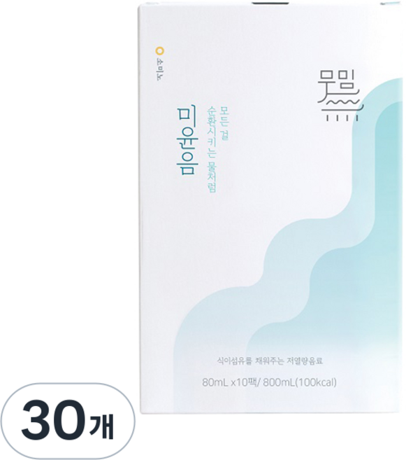 소미노 무밈 미윤음 식이섬유음료, 30개, 80ml