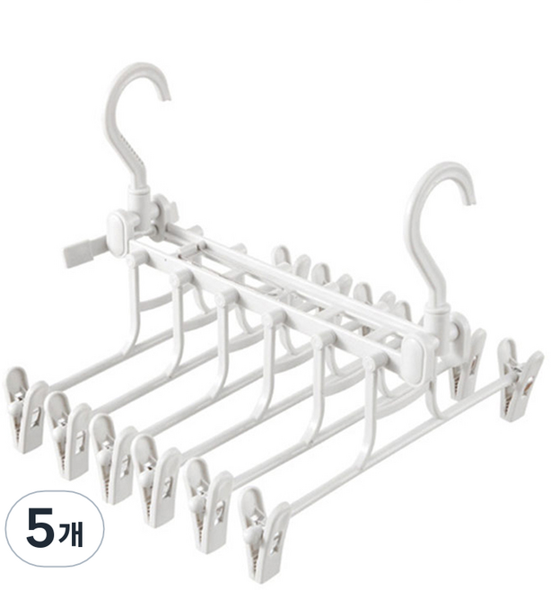 6단 틈새 바지걸이, 5개