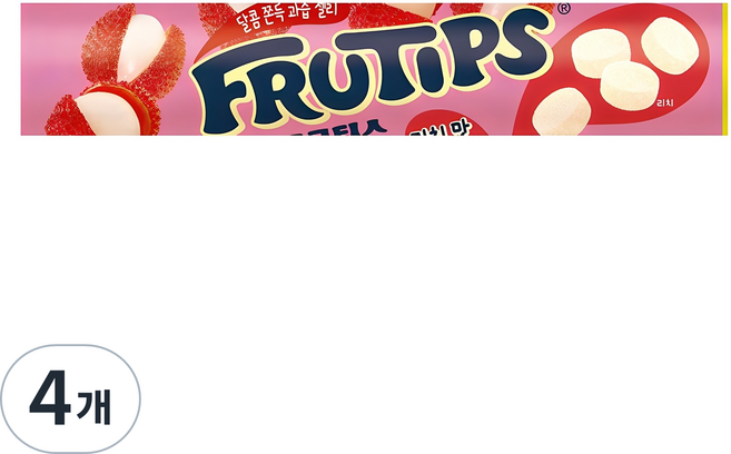 프루팁스 리치맛 젤리, 140g, 4개