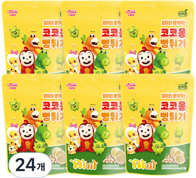 프로엠 코코몽 까까 미니 뻥튀기, 24개, 30g