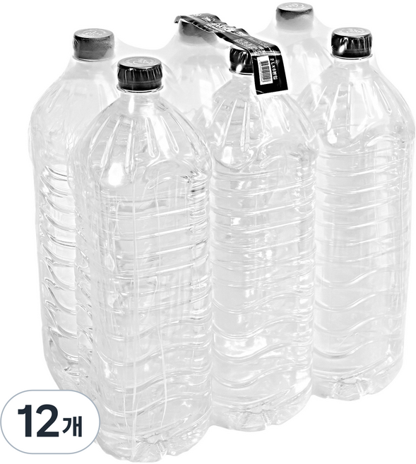 순창샘물 무라벨, 12개, 2L