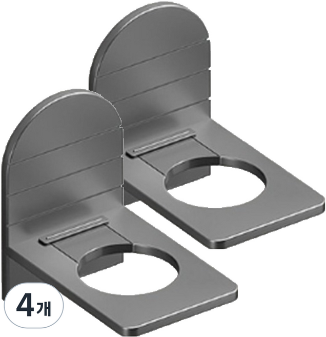 마켓감성 벽걸이 샤워젤 거치대 타입2, 4개