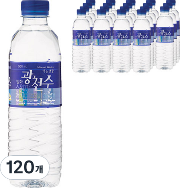 일화 광천수, 120개, 500ml