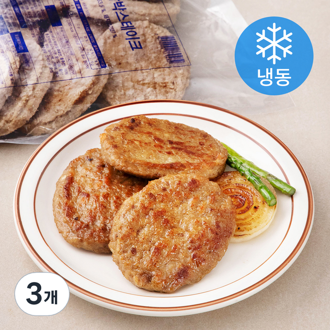 하늘푸드 하늘 실속 함박스테이크 10개입 (냉동), 1kg, 3개