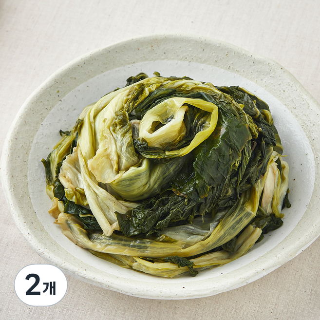 국내산 몸에 나물 데친 우거지, 1kg, 2개