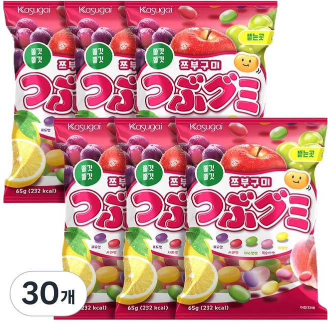 Kasugai 春日井 變臉兔 雷根糖, 30個, 65g