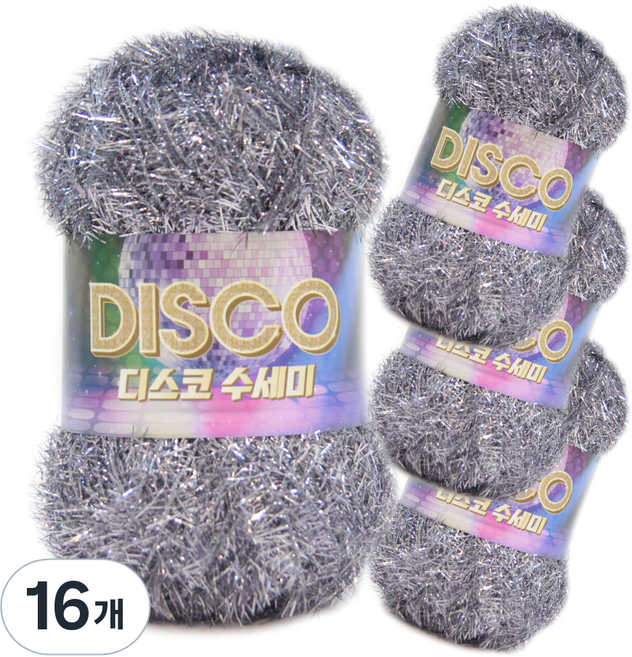 필립섬유 디스코 수세미실 60g, 135세피아, 16개