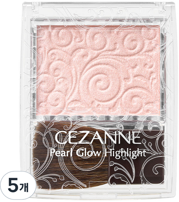CEZANNE 珠光亮彩打亮 2.4g, 04 貝殼粉, 5個
