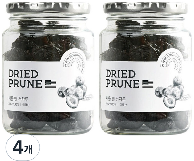 Good Habit 西梅乾, 4個, 250g
