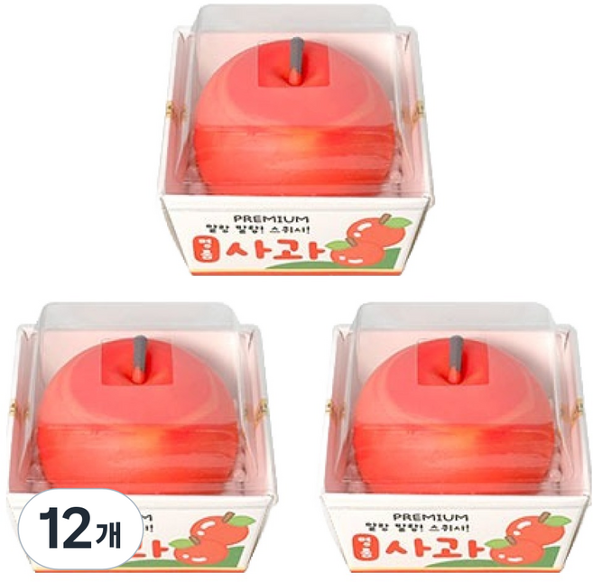 朝鮮文具坊 水果軟軟捏捏樂 蘋果, 12個