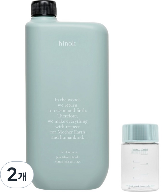 희녹 더 디터전트 편백 세탁세제, 900ml, 2개