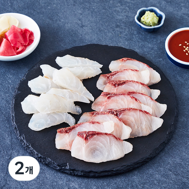 굿모닝씨푸드 도미 숭어회 (냉장), 2개, 200g