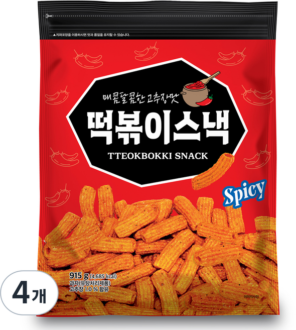 떡볶이 스낵, 915g, 4개