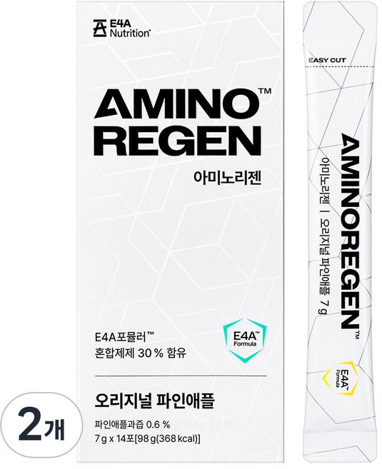 이포에이 아미노리젠 아미노산 포뮬러 오리지널 파인애플 14p, 98g, 2개