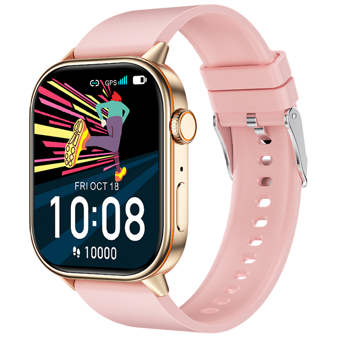 DTAudio 聆翔 GPS智能運動手錶 DTA-Z70, 粉色, 2.1吋, GPS + 藍牙