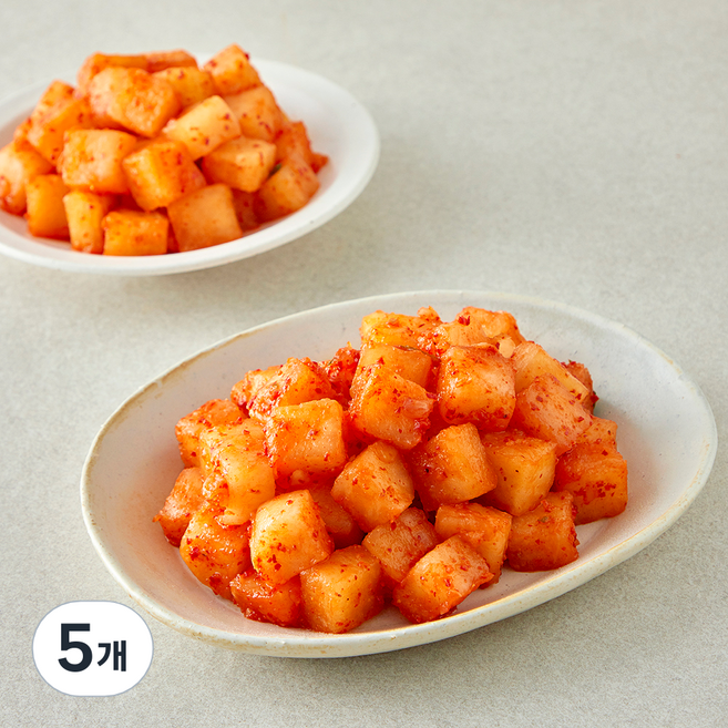 선도농협선장김치 깍두기, 1kg, 5개