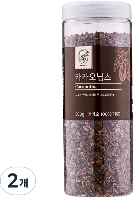 두손애약초 카카오닙스, 500g, 2개