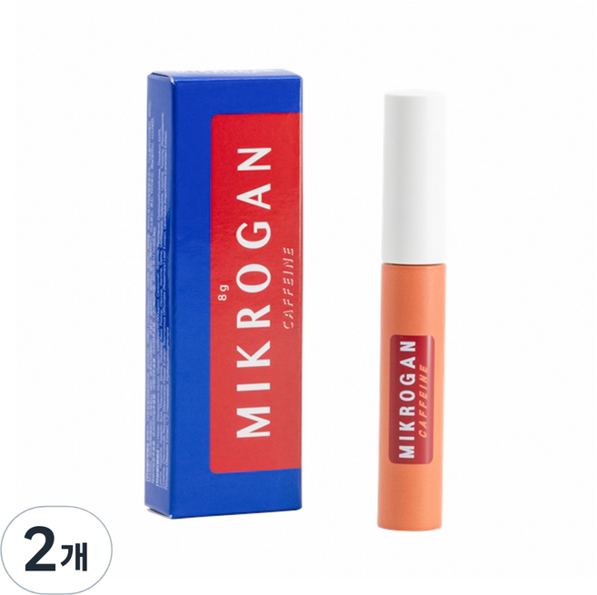 미크로겐 카페인 아이래쉬 세럼, 8ml, 2개