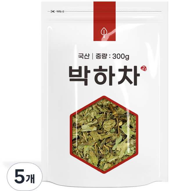 자연초 박하, 300g, 5개