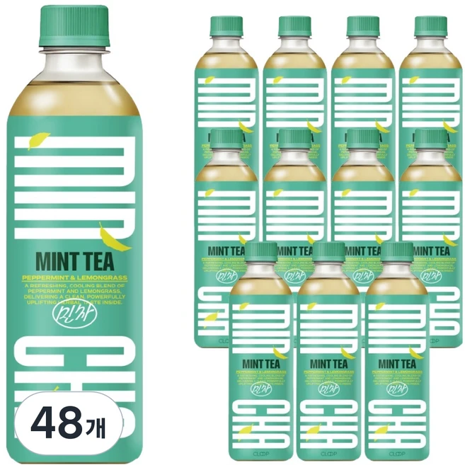 클룹 민차 페퍼민트 쿨링 허브티, 48개, 500ml - 쿠팡