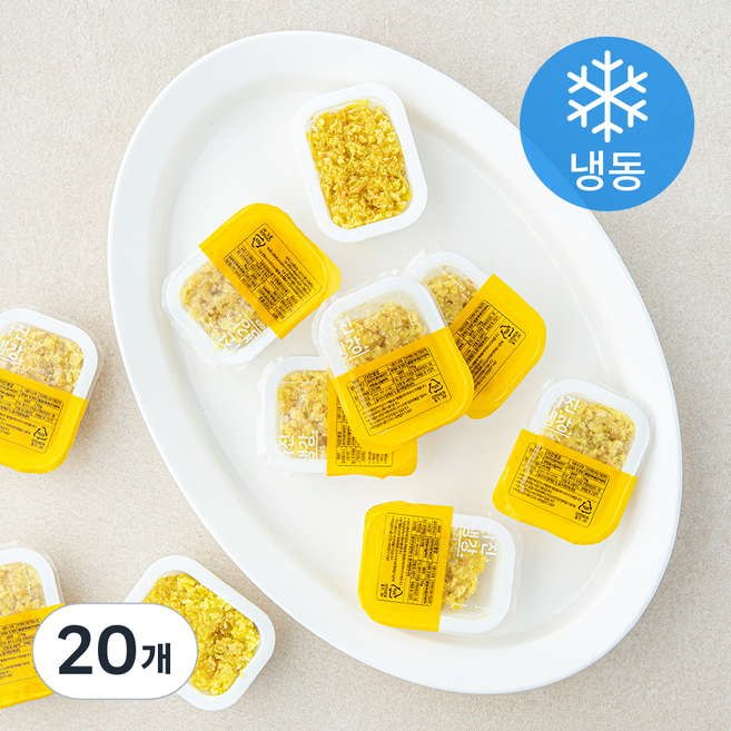 맛템 국내산 다진 생강 (냉동), 15g, 20개