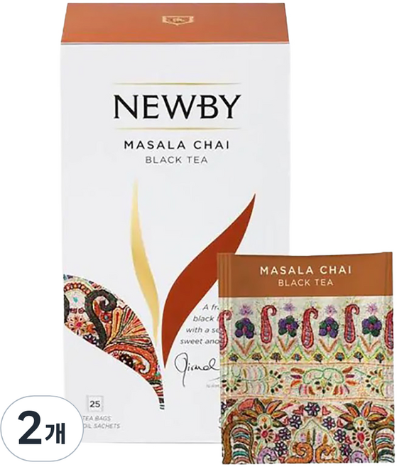 NEWBY 馬薩拉茶, 2個, 25入, 2g