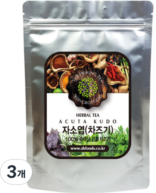 聖寶食品 紫蘇葉, 100g, 3個