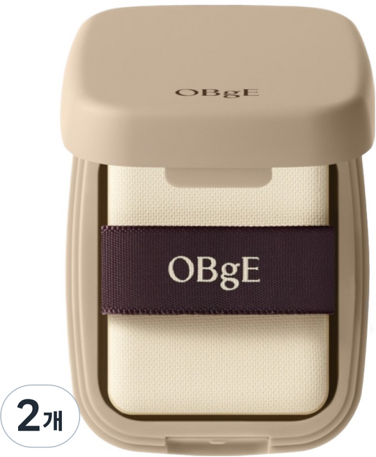OBgE 오일 컨트롤 피니셔 파우더 팩트 5g, 2개